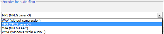 Choosing output format Choosing output format